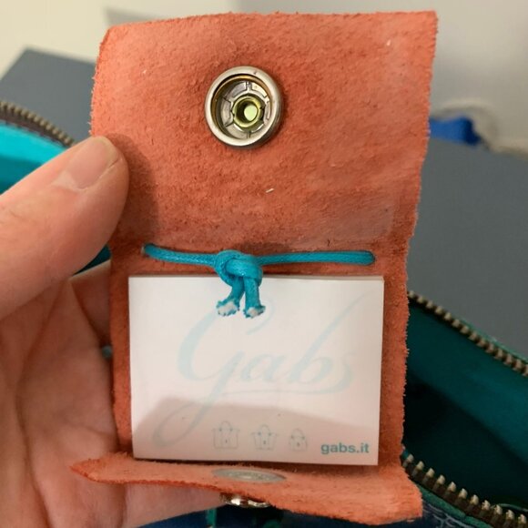 Gabs Blue Patent Leather Women's Designer Purse - Picture 6 of 8